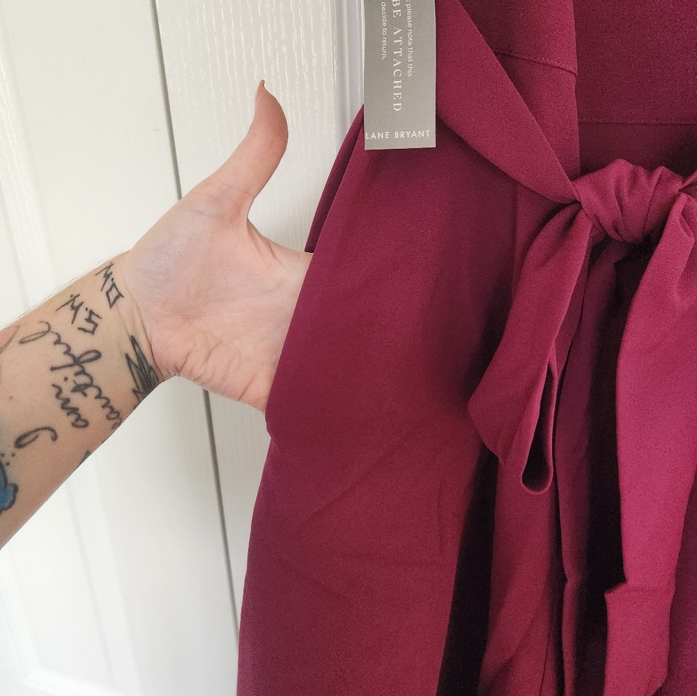 Lane Bryant Lena V-Neck Midi Dress - Picture 3 of 7